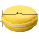 Cute Candy Color Macaron Mini  Birthday Gift Box Waterproof Storage Jewelry Rings Pill Box