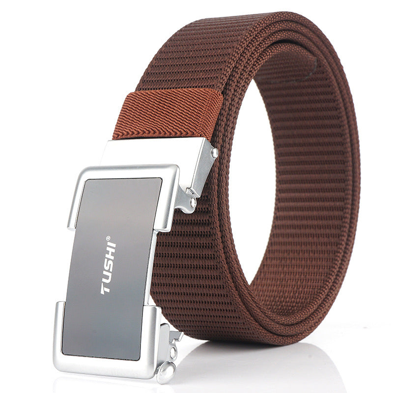 TUSHI 125cm Quick Release Metal Buckle Tactical Belt Business belt Nylon Belt Waist Belt