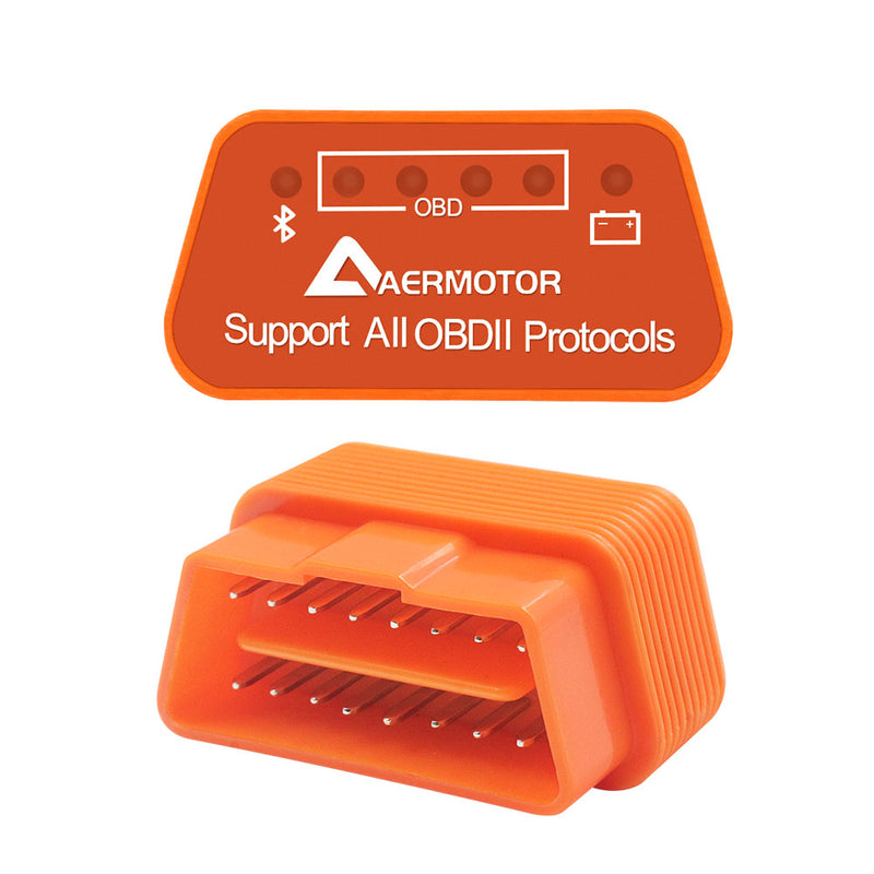 Aermotor ELM327 bluetooth 4.0 OBD Car Fault Detector Diagnostic Scanner OBD2 for Android/IOS/PC