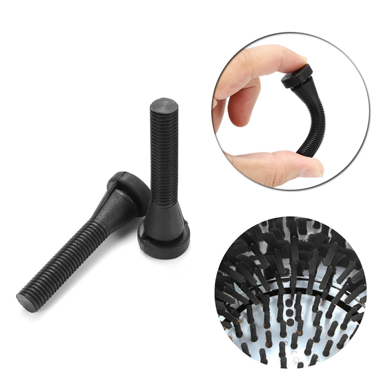 50Pcs Chicken Geese Poultry Plucking Fingers Plucker Picker Hair Removal Stick Machine Accessories for Chicken Ducks Low Breaking Durable