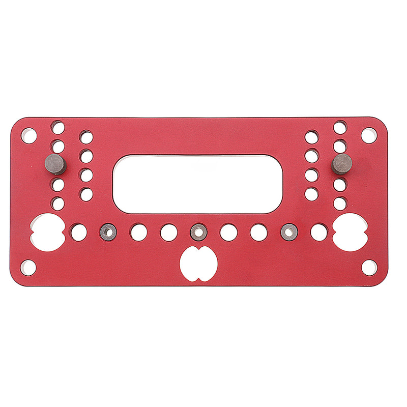 Aluminum Alloy Knob and Pull Cabinet Hardware Jig Adjustable Door Drawer Handle Knob Pull Drill Template Woodworking Tool