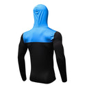 Men Hoodie Soccer Jersey Compression Fitness Tight T-Shirt Gym Sportswear Running Jacket