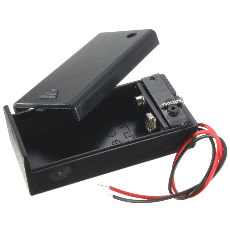 DIY 9V Battery Storage Container Box Case Holder With ON/OFF Toggle Switch