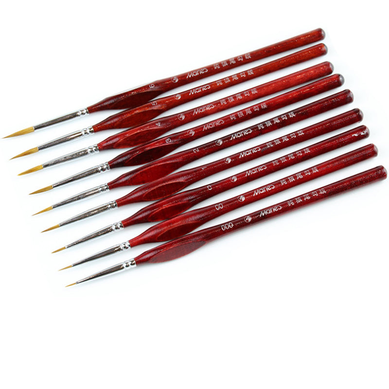 Hook Line Brush Pens Painting Brush Miniature Detail Fineliner Nail Art Drawing Pens Brushes For Acrylic Painting Supplies