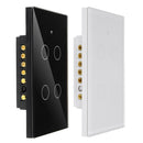 Type 120 AC 100-250V 4 Way WiFi Smart Home Wall Touch Switch Work With Alexa Google Assistant IFTTT