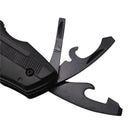 IPRee 10 In 1 EDC Pocket Folding Pliers Cutter Screw Bits Set Outdoor Camping Survival Tools Kit