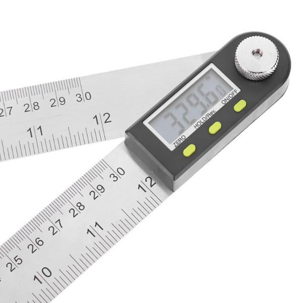 Digital Angle Ruler 0-200/300/500 Stainless Steel Protractor Woodworking Angle Protractor Angle Ruler
