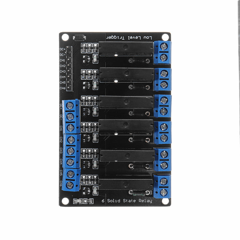 6 Channel DC 12V  Relay Module Solid State High and low Level Trigger 240V2A
