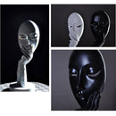 Nordic Style Simple Creative Household Decorations Resin Portrait Mask Crafts Tabletop Decoration Mo