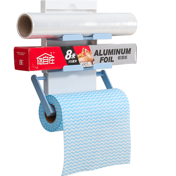 KCASA KC-SR09 Magnet Refrigerator Fridge Sidewall Paper Towel Holder Storage Rack Shelf Organizer