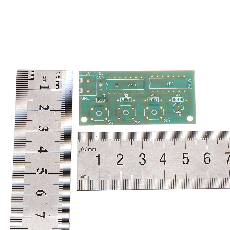 3pcs DIY Three Person Voter Module Kit DIY Electronic Production Kit 74HC00+74HC10