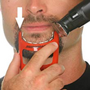 Beard Shaping Stencil Neckline Edge Back Hair Trimming Shaver Template For Men