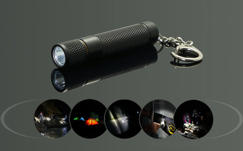 NiteFox K1 XP-G2 60Lumens Single Mode Outdoor Portable EDC LED Flashlight Keychain Light AAA