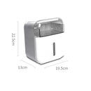 Toilet Paper Waterproof Wall Mount Tissue Double Holder Shelf Tube Storage Box Paper Shelf Holder