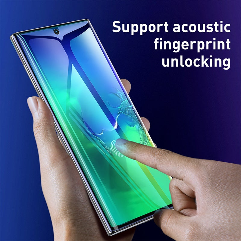 2 Packs Baseus 0.15mm Curved Edge Anti Explosion Soft PET Screen Protector For Samsung Galaxy Note 10/Note 10 5G