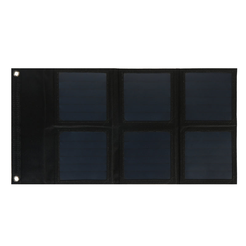 DL-SP30 80W 18V Efficient Solar Panel Solar Charger Tri-fold Bag Foladable Solar Power Bank Panel Phone Charger