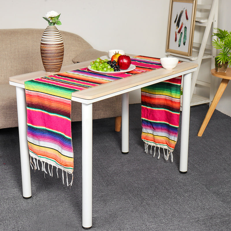 5pcs Mexican Blanket Table Flag Picnic Mat Travel Blanket Outdoor Beach Towel Car Blanket