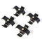 4pcs 13MM AN -6 SS Braided Tubing Clip Hose Clamp Fitting Adapter