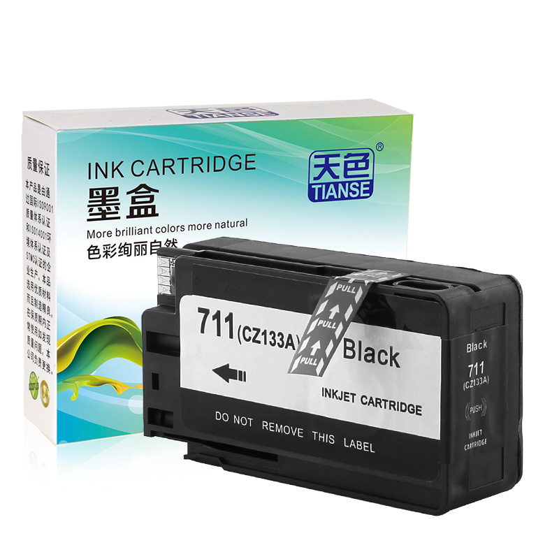 TIANSE HP711 711 Ink Cartridge For HP Designjet T120 T520 for CZ133A CZ130A CZ131A CZ132A Printer Ink