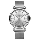 MINI FOCUS MF0177L Elegant Design Mesh Steel Women Wristwatch Crystal Ladies Quartz Watch