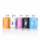 Kawau Mini Portable USB 2.0 TF Memory Card SD MS Card Reader for Computer Tablet PC