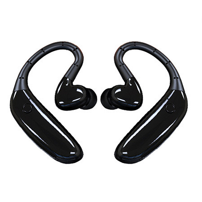 Dual Dynamic bluetooth 5.0 Headphone Binaural HD Hanging Earphone Waterproof Headset for Xiaomi Huawei Samsung