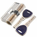 6Pcs Transparent Practice Padlocks Kit Locksmith Practice Training Skill Set