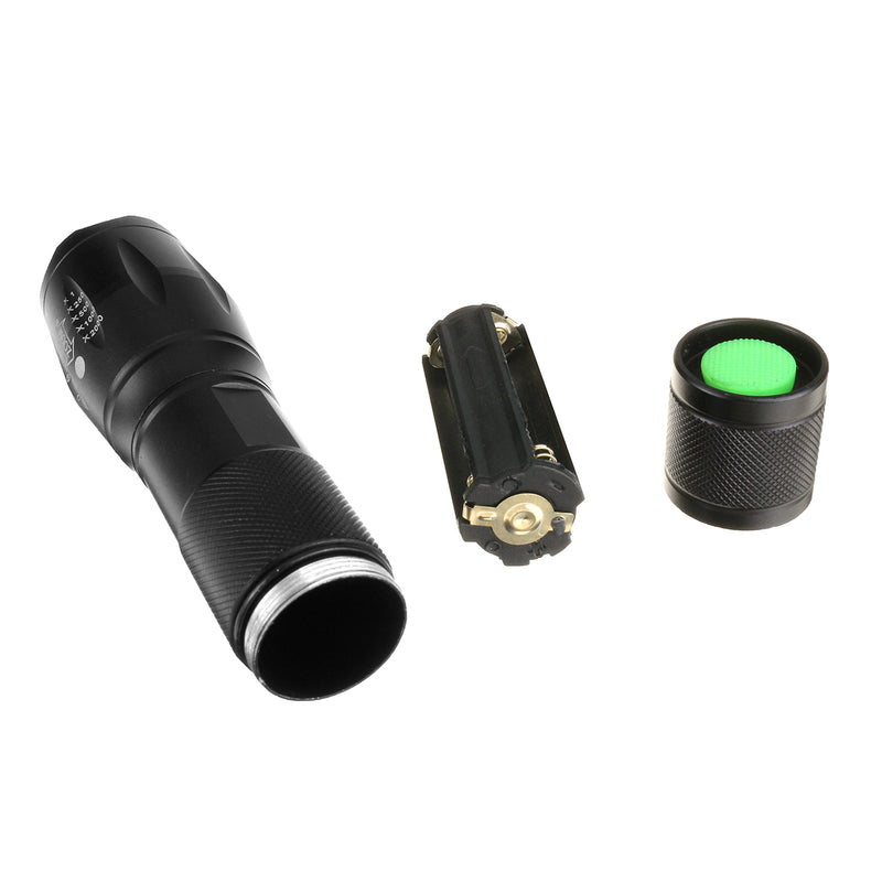 T6  800 Lumen 3 Modes Zoomable LED Flashlight 18650 Tactical Flashlight Waterproof Work Lamp Emergency Warning Lantern