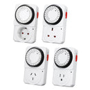 24 Hours Plug-in Timer Switch Mechanical Programmable Socket Electricity Power Switch