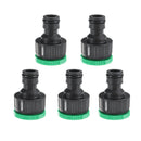 5Pcs Dual-use Connectors Garden Water Quick Coupling 1/2 inch Hose Quick Connectors Garden Pipe Adapters Homebrew Watering Tubing Fitting