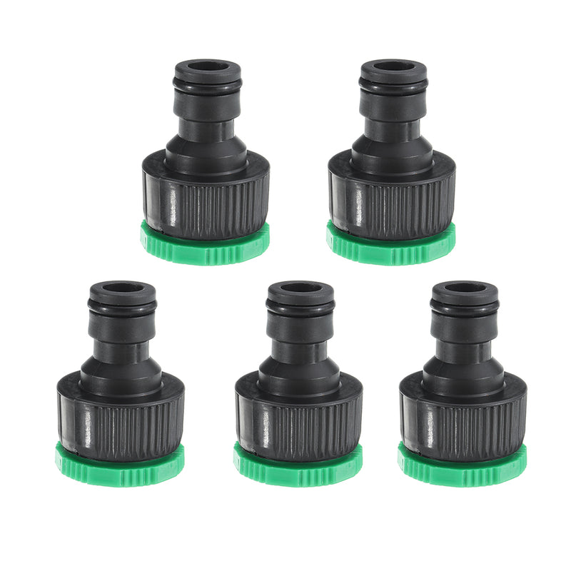5Pcs Dual-use Connectors Garden Water Quick Coupling 1/2 inch Hose Quick Connectors Garden Pipe Adapters Homebrew Watering Tubing Fitting