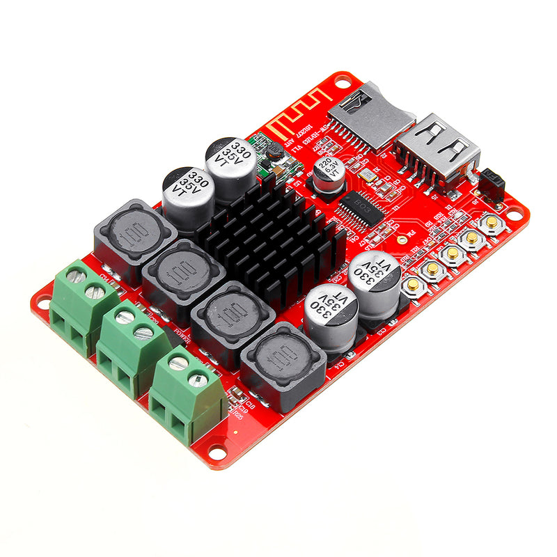 SANWU HF183 TPA3116 2X50W Digital bluetooth Receiver Module Amplifier Board U Disk TF Card Decoder