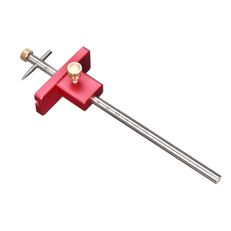 Aluminum Alloy Woodworking Linear Scriber Tool DIY Scribe Tool Pin Line Drawing Marking Tool