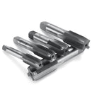 2pcs M12-M20 1.5mm Pitch High Speed HSS Right Hand Straight Fine Screw Tap Metric Tool