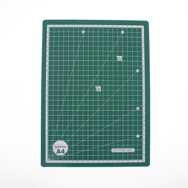 Junesix A4 Grid Self Healing Cutting Mat Durable PVC Craft Card Fabric Leather Paper Cutting Board Patchwork Tools