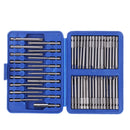 Drillpro 50Pcs Screwdriver Bits Extra Long Reach Bit Set Torx Star Hex Spline Multi-purpose Screw Head for Electric Screwdriver