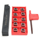 SCLCR1616H09 Lathe Turning Tool Holder with 10pcs CCMT09T304 VP15TF CCMT32.51 Carbide Inserts