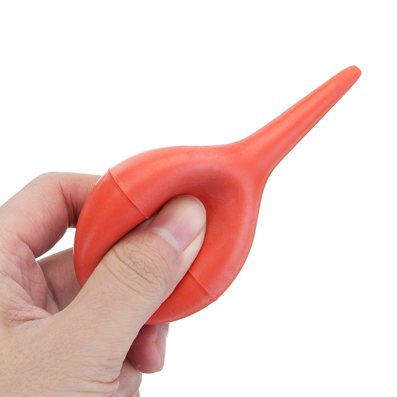 30mL 60mL Red Rubber Suction Bulb Ear Washing Syringe Squeeze Bulb Laboratory Tool
