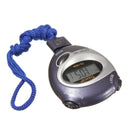 Digital Handheld Sports Stopwatch Stop Watch Time Clock Alarm Counter Timer Blue