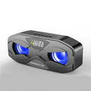 M5 Wireless bluetooth 5.0 Speaker Heavy Bass LED Display FM Radio Handsfree TF Card USB Play Speaker with Mic