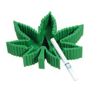 Heat Resistant Collectible Silicone Big Ashtray with Leaf Shape High Quality Smoking Tool Car Ashtray