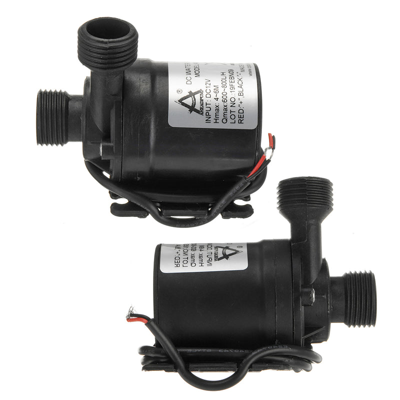 19W/24W 5M Submersible Hot Water Circulation Pump Solar Brushless Motor 800L/H 850L/H