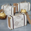 50/100PCS Suitcase Drawer Design Wedding Party Favour Gift Candy Storage Decorations Paper Boxes