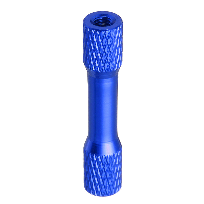 Suleve M3AR5 10Pcs M3 30mm Knurled Standoff Aluminum Alloy Multicolor