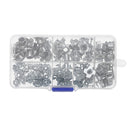 Suleve 80Pcs Zinc Plated Steel T-Nut 4 Pronged Tee Blind Insert Nuts Assortment M3/M4/M5/M6/M8