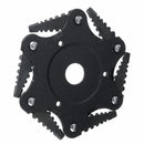 6 Steel Blades Grass Trimmer Head Garden Lawn Mower Head Brush Cutter Razor Tool