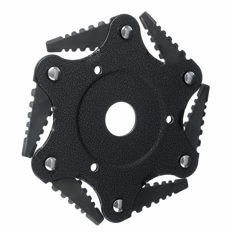 6 Steel Blades Grass Trimmer Head Garden Lawn Mower Head Brush Cutter Razor Tool