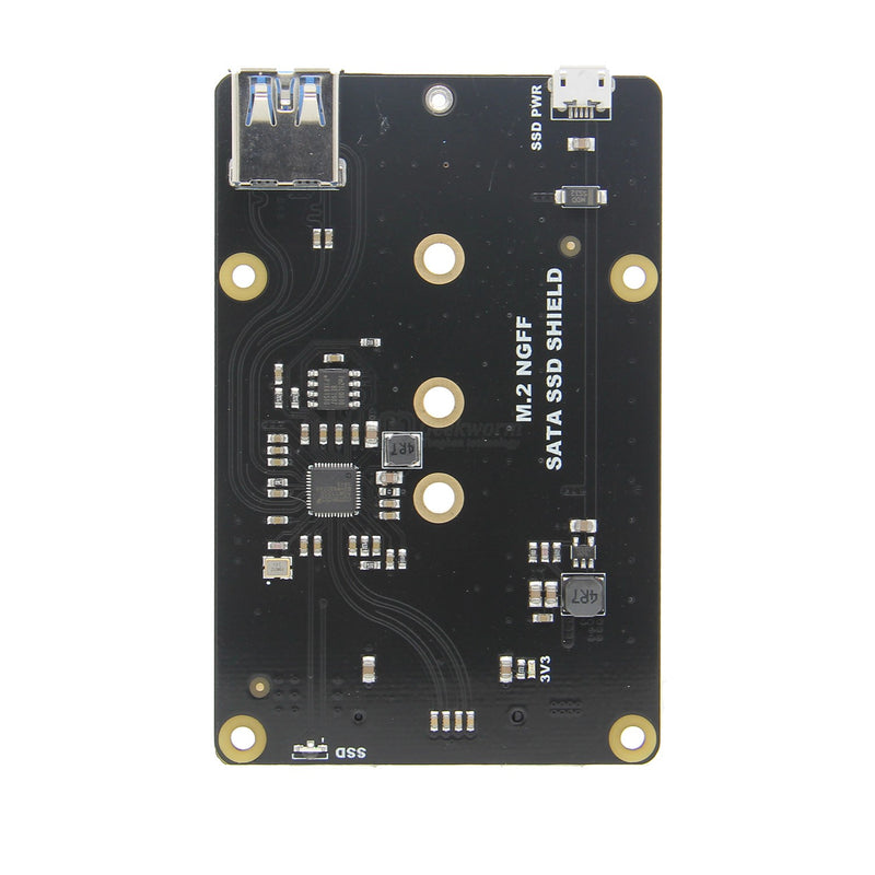 X860 M.2 NGFF 2280/2260/2242/2230 SATA SSD NAS Storage Expansion Board with USB 3.0 Jumper for Raspberry Pi