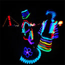 ARILUX Battery Powered 5PCS 1M Multicolor DIY Glow EL Wire Strip Light for Halloween Christmas DC3V