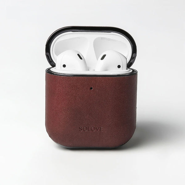 SOLOVE Earphone Bag PU Leather Protective Case bluetooth Earphone Storage Cover for Apple Airpods from Xiaomi Eco-System
